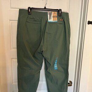Men's ZeroXposur Stretch Lined Pull-on Hiking Pants - Green, Size XL